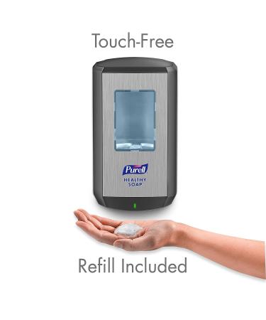 Purell Healthy Soap Mild Foam CS6 Starter Kit - 1-1200 mL Refill + Touch-Free Dispenser | GOJO Inc - Buy Online on SooperMarket.com