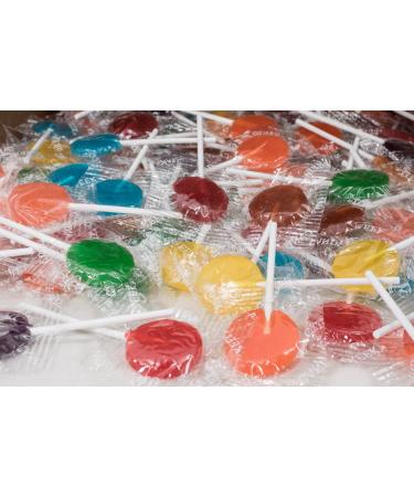 5 lb Box of Sherwood Assorted Fruit Lollipops - 5 Flavors - Individually Wrapped - Buy Online on SooperMarket.com
