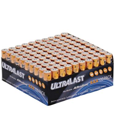 ULA100AAAB ULA100AAAB Alkaline AAA Batteries 100 pk