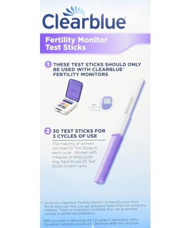 Clearblue Easy Fertility Monitor Test Sticks - 30 Count | Pack of 1 - Buy Online on SooperMarket.com
