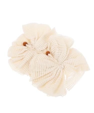 Angoily 2pcs Bath Flower Towel Body Skin Scrubber Shower Wash Exfoliating Body Sponge Foam Sponge Bubbling Bath Balls Household Bath Balls Bath Gloves Sponges Shower Flower Soft Cotton