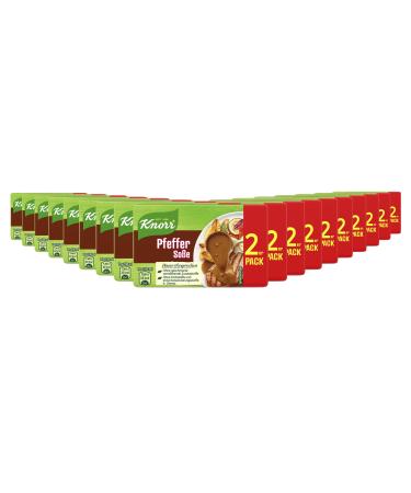 Knorr Pepper Sauce spicy pepper sauce without flavor enhancers 18x 2 pack pepper 46 g (18 pack)