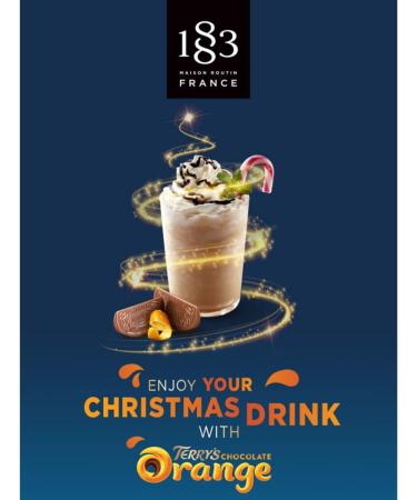 Maison Routin 1883 Premium Terry's Chocolate Orange Syrup 1L - Ideal for Coffee & Hot Chocolate - Buy Online on SooperMarket.com