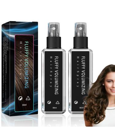 Glee Ice Volumizing Thickener Spray Styling Gel & Hairspray for Fine Thin Hair - Fluffy Extra-Volume (2PCS)