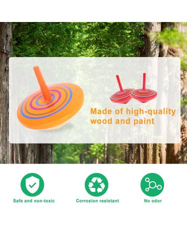 25 Wooden Circles for Kids - Colorful Malkreisel Toy Perfect for Gifts Parties & Leisure Activities - Buy Online on SooperMarket.com