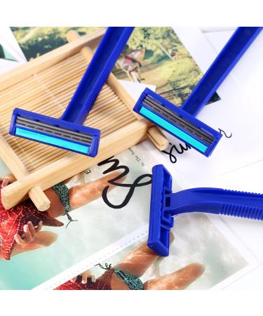 Disposable Razors for Men - 3pcs Set | Portable 3-Blade Travel Shaver for Hotel & Bathroom - Buy Online on SooperMarket.com