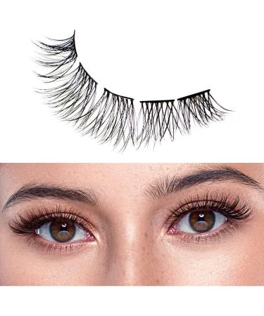 DIY False Eyelashes 45 Cluster Lashes | C Curl Reusable Soft Individual Lashes | Natural Look with Clear Glue | Strong Hold 10-16MM | Fluffy and Reusable - DM01-Natural - Buy Online on SooperMarket.com