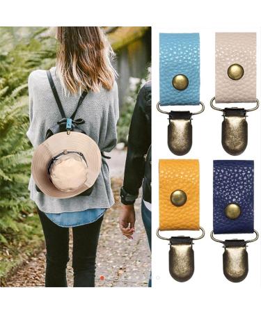 Curfair Robust Hat Clip - Trendy Travel Accessory for Hiking & Camping - Durable Synthetic Leather - Buy Online on SooperMarket.com