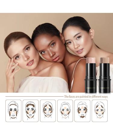 Long-Lasting Waterproof Highlighter Contour Stick for Face & Body - Brightens & Defines Features - Daily Wear Makeup - 29.00g (Pack of 1) - Buy Online on SooperMarket.com