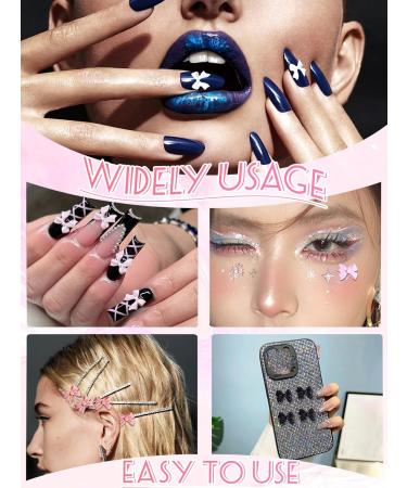 2 Boxes Bow Nail Charms Wsimily 3D Colorful Bowknot Nail Art Charm Kawaii Ribbon Bowknots Nail Accessories for Women Girls Nail Decorations DIY Craft Jewelry (2 Styles) - Buy Online on SooperMarket.com