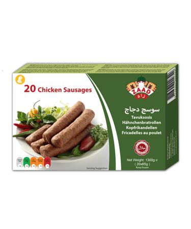 Zaad Chicken Sausages 1.3kg-Fd