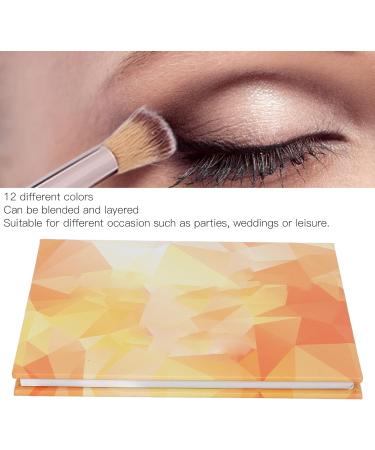 Makeup Palette Warm Tone Colors 12 Colors Eyeshadow Plattet for Wedding Party Office - Buy Online on SooperMarket.com