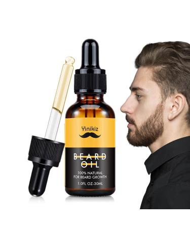 Kasmole beard oil for male growth - natural moisturizing beard oil for dry scaly skin 30 ml bar rinse for men moisture cream for the beard relieves beard -itching provides