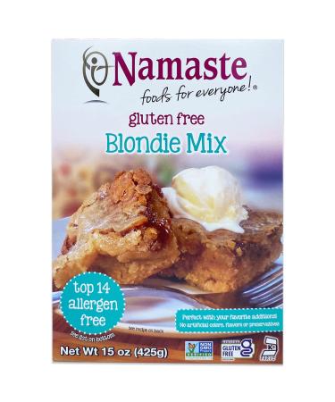 Namaste Foods Gluten Free Blondie Mix, 15 oz, Pack of 6