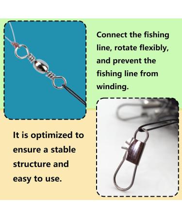 Zoe Tekway 40-Piece Stainless Steel Fishing Leaders - Anti-Bite Anti-Winding Versatile for Saltwater & Freshwater Fishing Accessories - Buy Online on SooperMarket.com