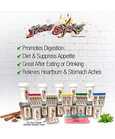 350 Count Cinnamon Flavored Toothpicks with Reusable Plastic Pop Top- FBA | Buy Now - Buy Online on SooperMarket.com