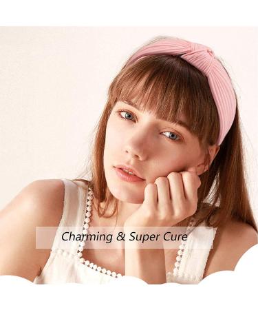 Ondder Knotted Headbands for Women 10 Pack - Fashionable Solid Color Wide Headbands for Thin Thick Hair - Top Knot Cute Assorted Headbands - Turban Hairbands - Buy Online on SooperMarket.com