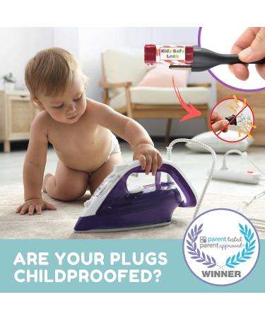 Roride Electrical Power Cord Plug Lock Device-Electrical Safety Baby Proofing Toddler Proofing Teen Proofing-OSHA Plug Lockout Approved-Prevent Dangerous Home Appliance Power Tool Injuries (RRKA) Red RR Key Alike (RRKA) - Buy Online on SooperMarket.com