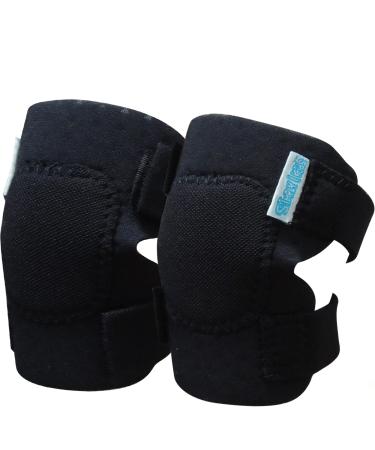 Simply Kids Baby Knee Pads for Crawling (2 Pairs) | Protector for Toddler Infant Girl Boy Black