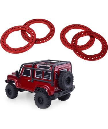 Alomejor 1.9 Aluminum Alloy Beadlock Rings - 4 Piece Red Replacement for Easy Installation & Repair - Buy Online on SooperMarket.com