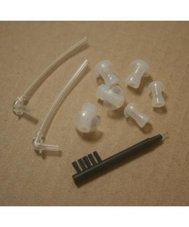 Hiibaby 2 x Sound Tubes + 6 x Ear Plugs/Pieces/Domes + 3in1 Hearing Aids Cleaning Tool