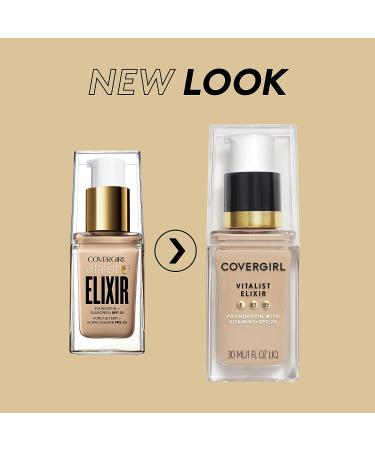 Covergirl Vitalist Elixir Foundation SPF 20 - 657 Golden Tan - 1 Oz - Buy Online on SooperMarket.com