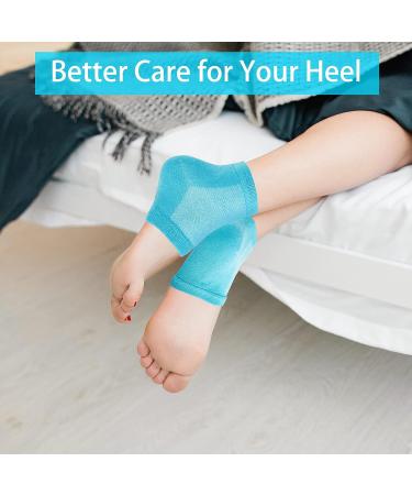 Moisturizing Toeless Silicone Socks for Women - 6pcs | Dry Cracked Heel Treatment - Buy Online on SooperMarket.com