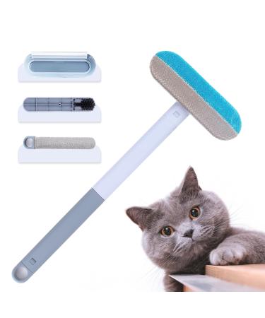 Maisly animal hair remover 4 in 1 lint brush set with an extension staff Dog and cat hair remover reusable lint instead of lint roller for sofas carpets scratching trees and clothing