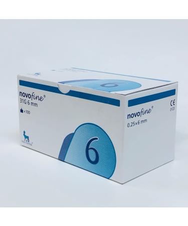 Novofine 6mm 31G Pen Needles