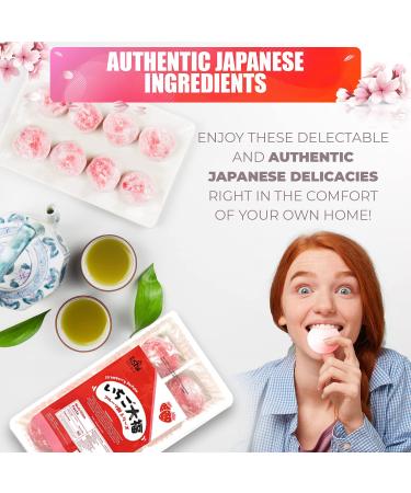 Fusion Select Japanese Strawberry Daifuku Mochi Sampler - 3 Pack - Buy Online on SooperMarket.com