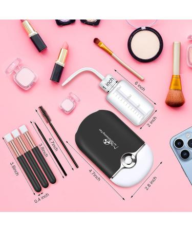 105 Pcs Rechargeable USB Mini Portable Fans for Handheld Air Conditioning & Facial Cleaning - Black - Buy Online on SooperMarket.com