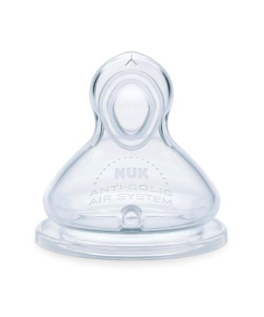NUK Smooth Flow Replacement Nipples 6+ Months 2 Nipples