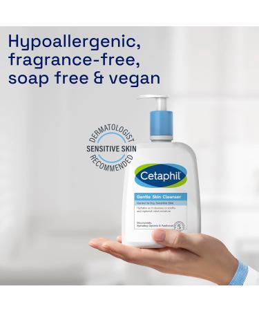 Cetaphil Gentle Skin Cleanser Travel-Size 118ml Soap-Free Face & Body Wash Hydrates Dry Normal & Sensitive Skin With Niacinamide Vegan Friendly 118 ml - Buy Online on SooperMarket.com