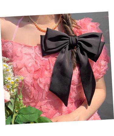 Gogogmee Bow Hairpin Ribbon for Hair Bow Hair Clips Hair Ribbon Bow Barrettes for Women Bows for Women Hair Ribbons for Women Barrettes for Thick Hair Women Hair Bows Ponytail Clip - Buy Online on SooperMarket.com