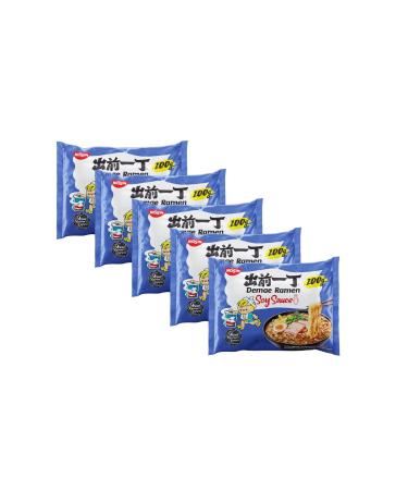 CNMART Japanese Demae Ramen Instant Ramen Noodles - Tokyo Soy Sauce Flavour 100g (Pack of 5)