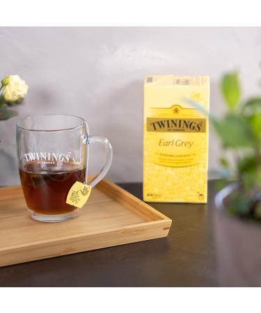 Buy Twinings Earl Grey Black Tea Bergamot Infused Tea Bags Refreshing Flavour 25 Bags (4-Pack) - International Shipping Available - Buy Online on SooperMarket.com