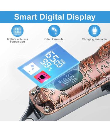 Suttik Professional Cordless Hair Clippers and Trimmers Set for Men - Rose Gold Beard Trimmer & Hair Cutting Kit - Buy Online on SooperMarket.com