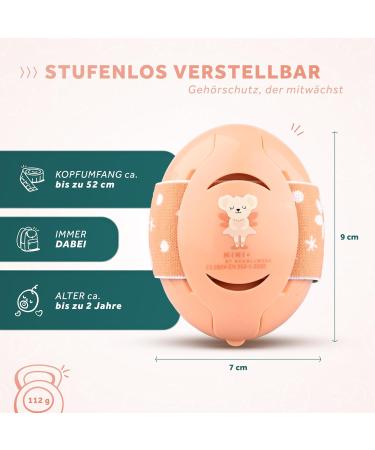 Schallwerk Mini+ Baby Hearing Protection - Koala Fee | High-Quality Noise Cancelling Headphones for Kids & Babies | Ideal Ear Protection for Everyday Life & Events - Buy Online on SooperMarket.com
