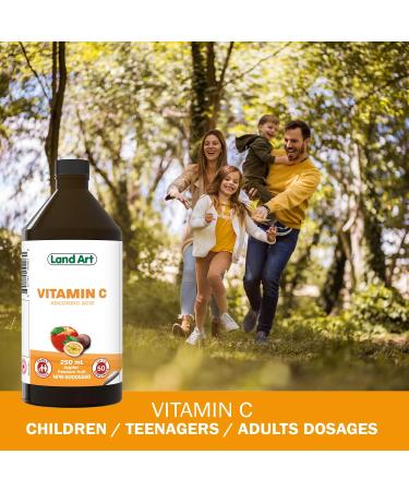 Vitamin C 250ml Immune System Support - Liquid Formula for Maximum Absorption - for Kids and Adults - Great Taste - Vegan - Non-GMO Gluten Free No Sugar Added - Made in Canada (Pack of 2) 250 ml (Pack of 2) - Buy Online on SooperMarket.com