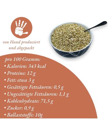 Premium Organic Buckwheat 3000g | Natural Health Power | Sustainably Grown Superfood - Buy Online on SooperMarket.com