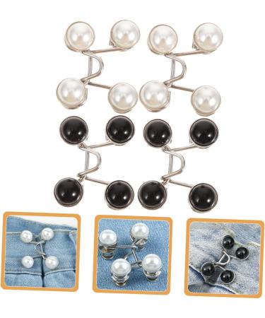 Button Hook Helper 4Pcs Nail- Buttons Portable Waist Buttons Waist Extender Button Waist Adjusting Clamp Thin Waist Buttons Durable Jeans Buckles Jean Buttons Pin Fashion Jean Buttons(2.5x0.8cm) - Buy Online on SooperMarket.com