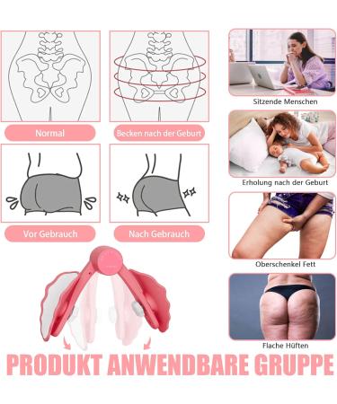 TOPRO Temolate Coach - Home Leg Trainer for Women Adjustable Strengths Pelvic Floor Device - Pink - Buy Online on SooperMarket.com