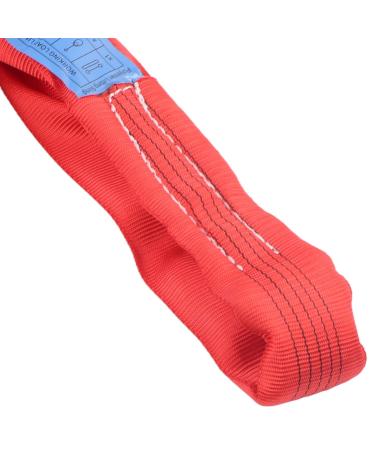 High-Quality 4m Polyester Crane Lifting Rope | Durable Flat Lifting Strap for Ship Transport | Wear-Resistant & Tight Seams - Buy Online on SooperMarket.com