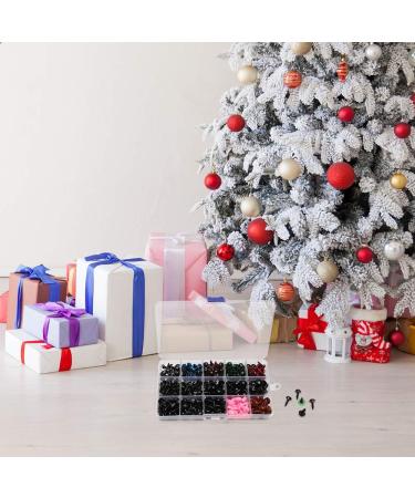 Maznyu 570PCS Premium Plastic Safety Eyes and Noses for Crafts - Assorted Sizes for Dolls, Teddy Bears, Amigurumi, Crochet Toys - Buy Online on SooperMarket.com