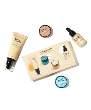 Eight Saints Skincare Most Loved Skincare Set Face Wash Vitamin C Face Serum Niacinamide Anti Aging Cream Lip Mask Gift Set