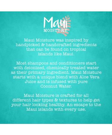 Maui Moisture Coconut Milk Conditioner - Hydrating & Detangling for Curly Hair | Lightweight Daily Moisturizer | Vegan, Silicone & Paraben-Free | 13 fl oz - Buy Online on SooperMarket.com