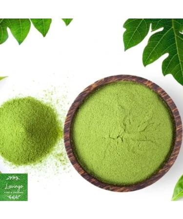 Papaya Leaf Powder (Carica Papaya) | 250 g | 8.81 oz | Rich in Fiber & Good for Digestion | Supports Immunity & Weight Management | Eco-Friendly Packaging - by Lavingo - Buy Online on SooperMarket.com