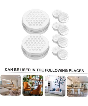 PopetPop Dog Leash & Aroma Diffuser Set - 30 Pieces Hollow Aluminum Box for Training - Essential Dog Fragrance Tool - 2.6x6.8cm Silver - Buy Online on SooperMarket.com