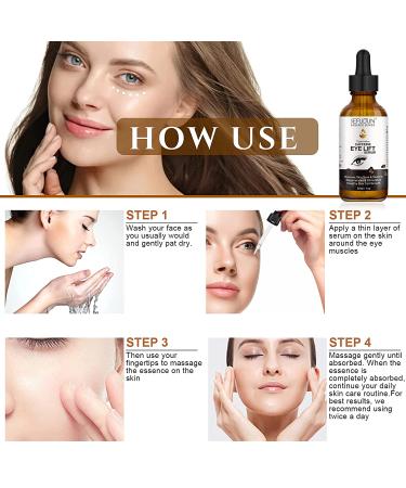 Caffeine Eye Serum for Women | Dark Circles, Puffiness, Eye Bags Treatment | Anti-Aging, Reduces Wrinkles, Fine Lines | 100% Pure Coffee Oil - 1 oz - Buy Online on SooperMarket.com