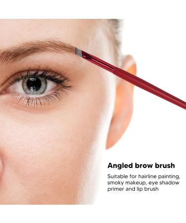 Angled Eyebrow Brush Set - 3 Professional Makeup Tools for Precise Brow Application - Shop Internationally - Buy Online on SooperMarket.com
